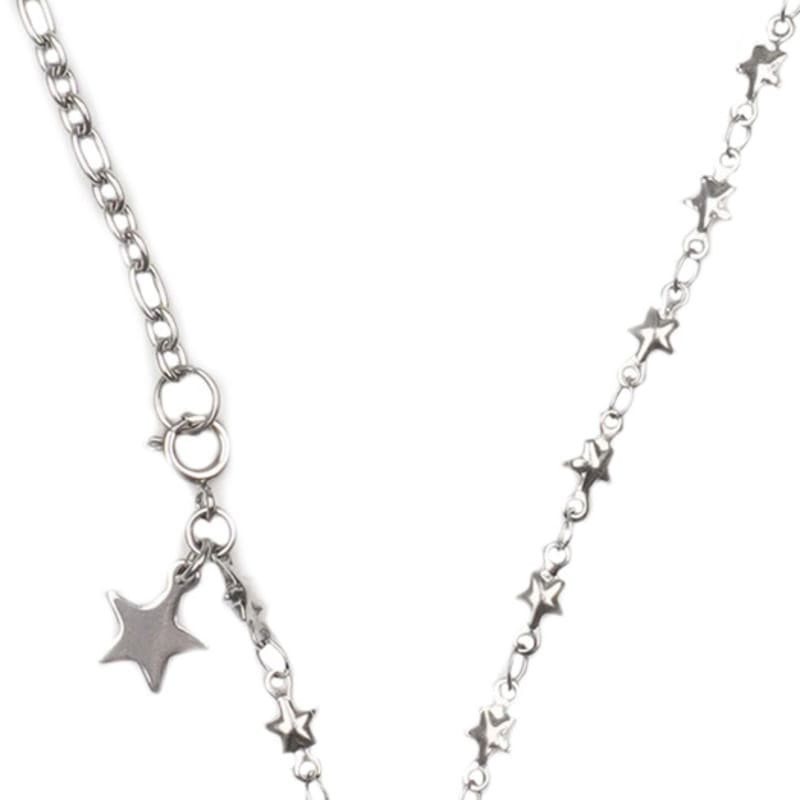 HIGHSCHOOLDISCO Glitterhjärta Kedjehalsband