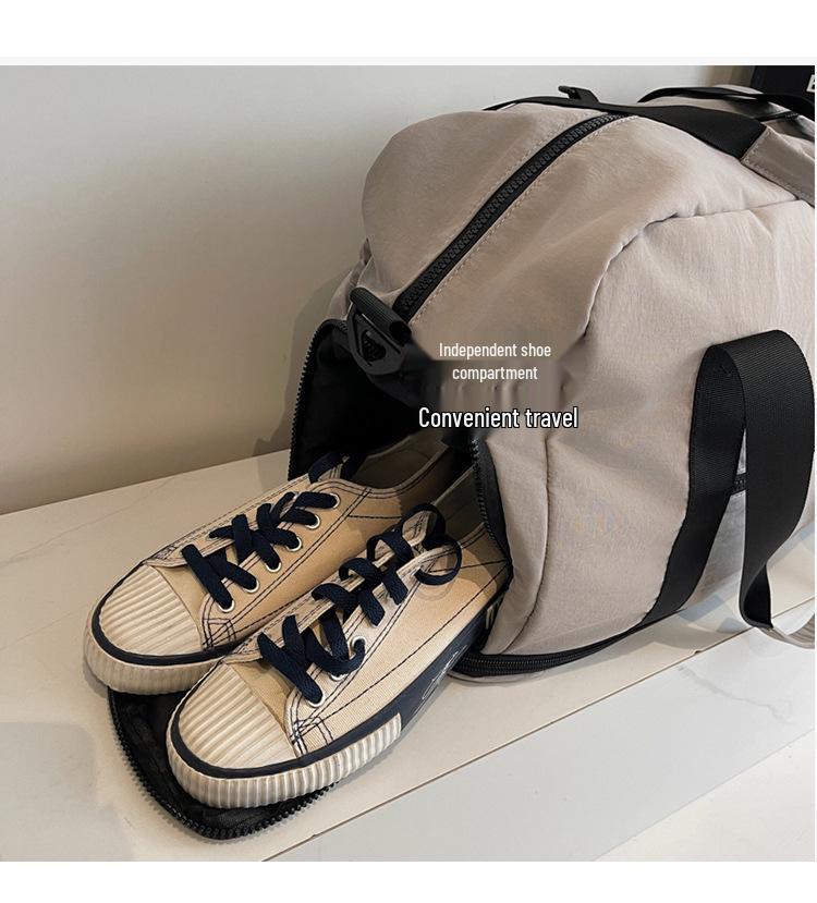 Expandable Travel Bag: Large-Capacity Maternity, Wet/Dry Separation, Ideal for Swimming, Yoga & Fitness