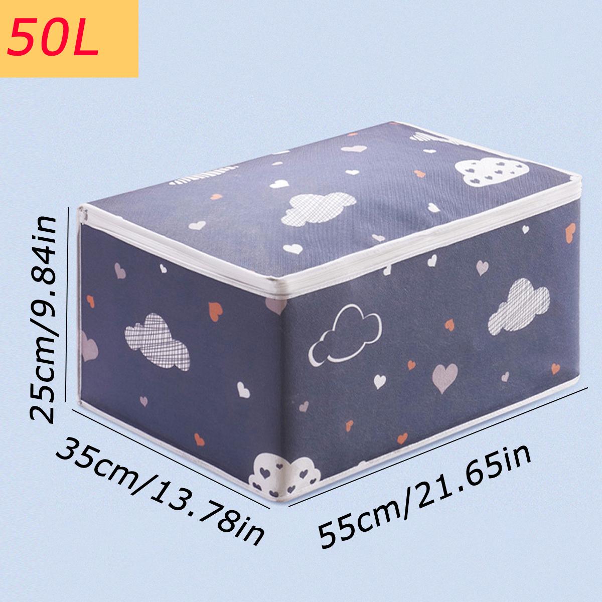 

105 л Вологозахищений Органайзер Ковдра Сумка для зберігання одягу Ковдра великої місткості Сортувальні мішки Пилонепроникна Шафа Зберігання під ліжком