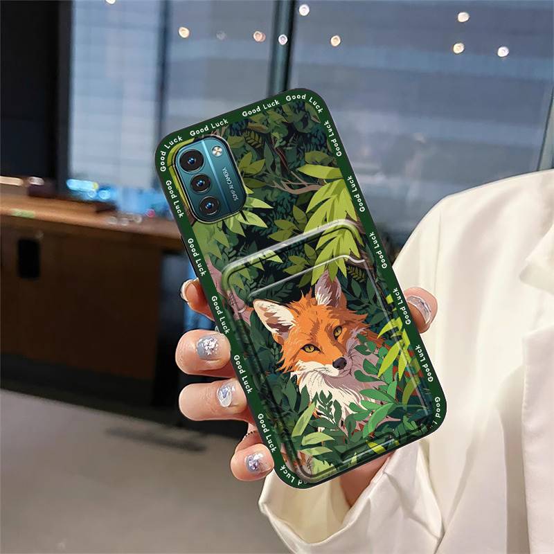 Silicone Anti-dust Phone Case For Nokia G11/G21 Cute Waterproof Protective Card Bag Shockproof Cartoon TPU Soft Case