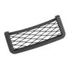 Car Storage Net Bag Back   Side Phone Holder Organize Resilient GPS Black 8.5 * 20cm