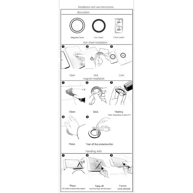 Versatile Magnetic Mount Phone Holder Wall Mount for Mobile Devices Strong Adhesive Backing Easy Installation Durable
