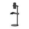 Dual-Machine Live Stream Phone Stand: Adjustable Desktop Holder for Shooting & Viewing