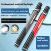 LED Mini Portable Pen Light - USB Rechargeable Work Light 3-Source Bright Torch Pen-Style Flashlight for Home/Work/Outdoor