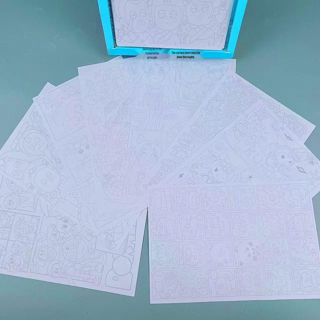 30-Piece Simple Sketch and Doodle Practice Set for Stress Relief and Creative Exploration