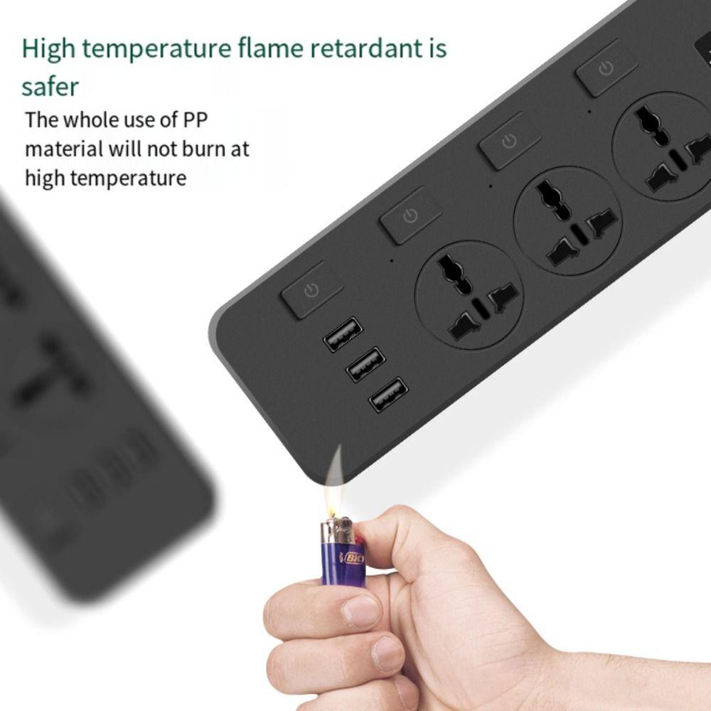 2500W Electric Plug Socket US UK EU Plug Power Extension Board  Essentials