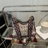 Bohemian Tassel Shoulder Bag for Women Fashion Ethnic Style Crossbody Tote Purse