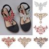 Shoes Decoration Sew on Patch Crystal Applique Apparel Sewing & Fabric Rhinestone Patches