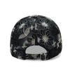 Women'S Summer Breathable Lace Flower Baseball Cap, Polyester Knit Fabric, Stretch Fit,  Fashionable Hollow-Out Design