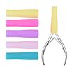 10Pcs Manicure Silicone Protective Sleeve Cover for Nail Cuticle Scissors Dead Skin Scissors 02