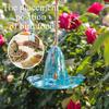 Weatherproof Glass Hummingbird Bird Bath Waterer Attracts Hummingbirds With Smooth Surfaces And Tool Less Installation