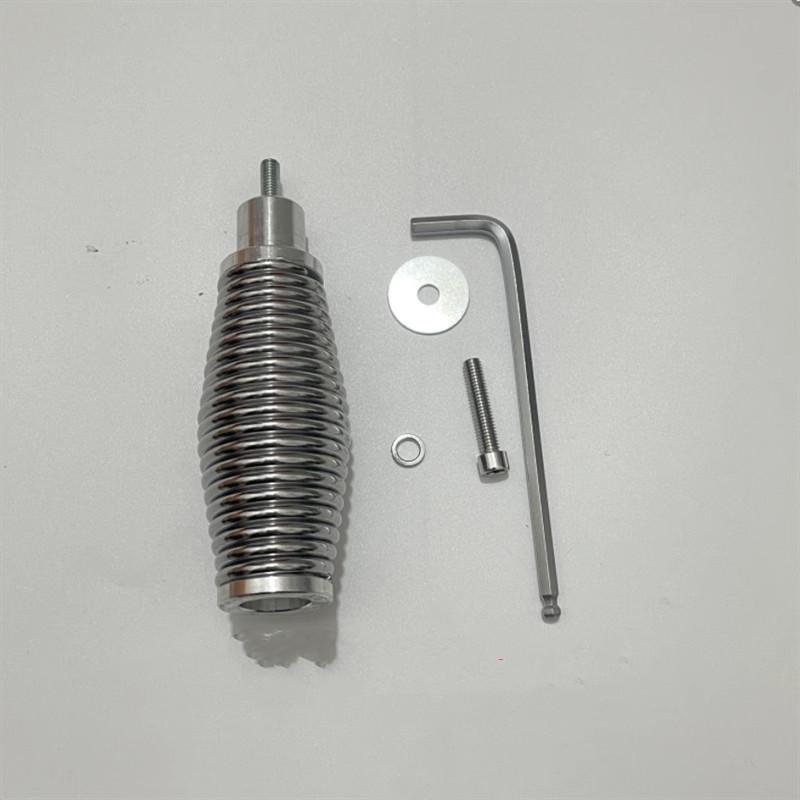 Motorcycle accessories metal compression spring car antennaflagpole  antenna spring WIth  M6 screw 1PCS