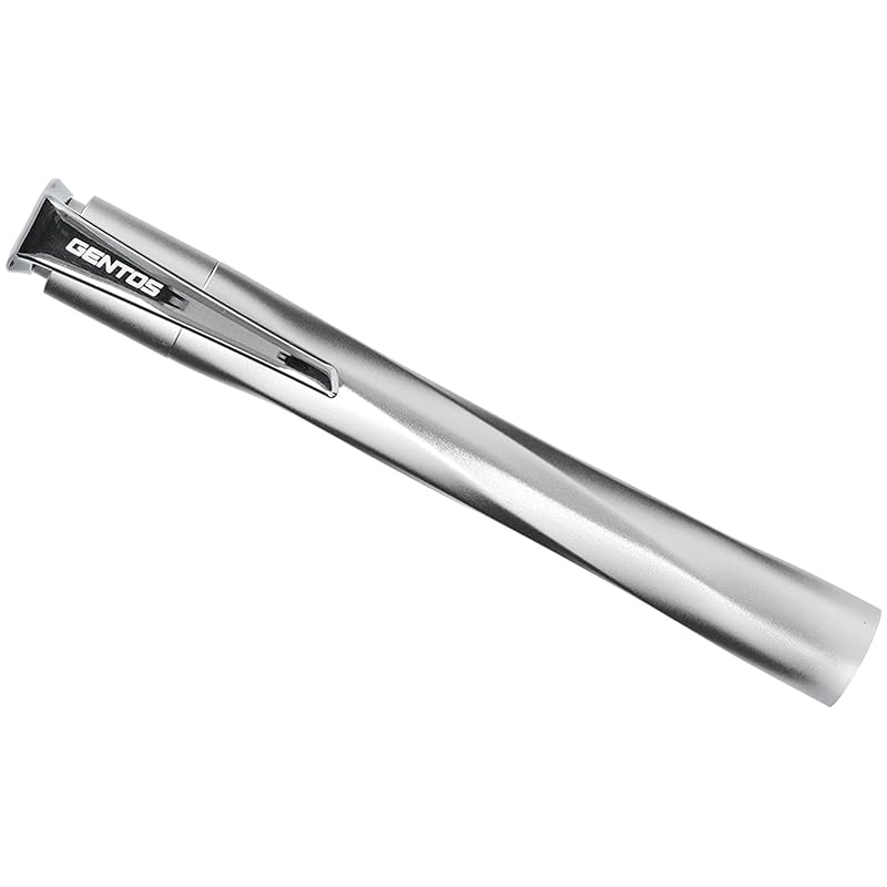 

GENTOS LED flashlight penlight [Brightness 240 lumens/Practical lighting for 2 hours/Dust resistant/Water resistant] Uses 2 AAA batteries LG series