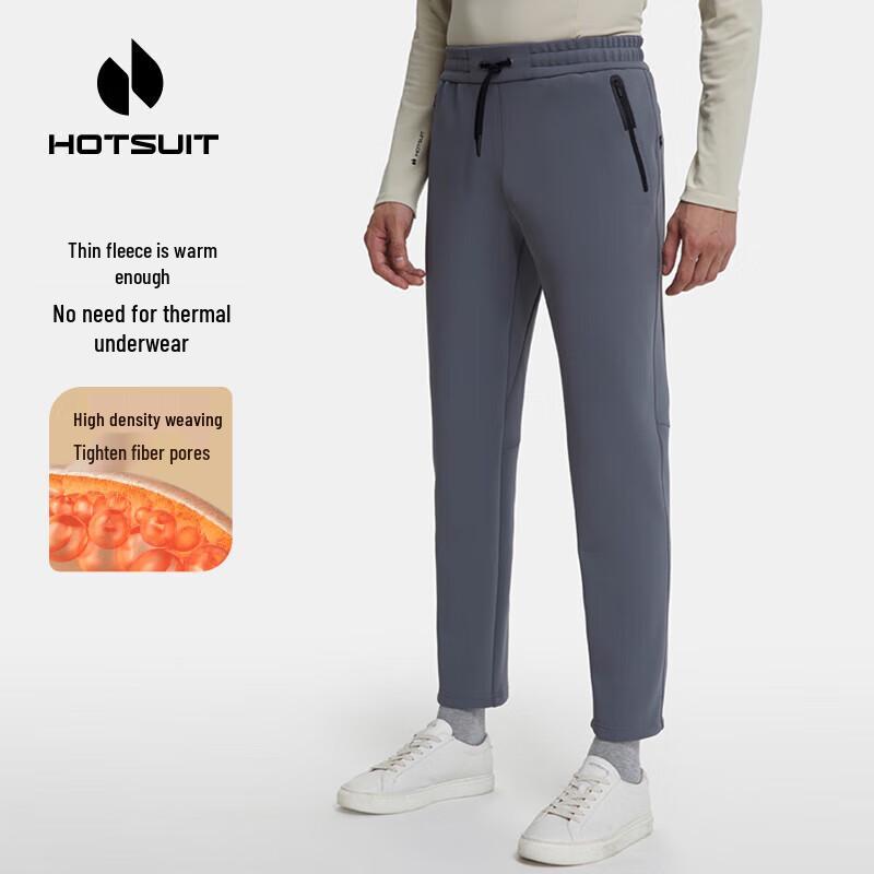 HOTSUIT Men s Fleece-Lined Thermal Sweatpants XL