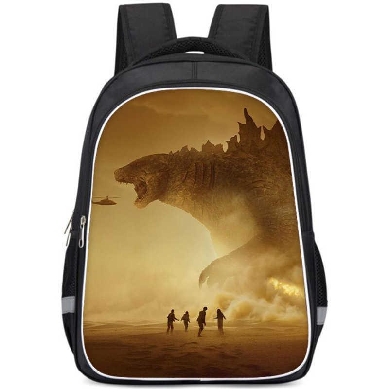 Large Capacity Lightweight 3d Godzilla Backpack For Kids Perfect For School