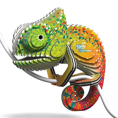 EUGY Chameleon Paper Puzzle - A Fun Educational Toy for Elementary School Boys and Girls, As Well As Adults, Making It a Great Gift.