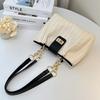Large Capacity, Bag, Women's Bag, Woven, Swivel Lock Design, Shoulder Bag, Armpit Bag, Casual Bag