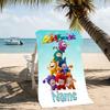 Customizable personalized beach towels Oddbods themed designs.Suitable for the beach, yoga, sports;ideal as beach accessories