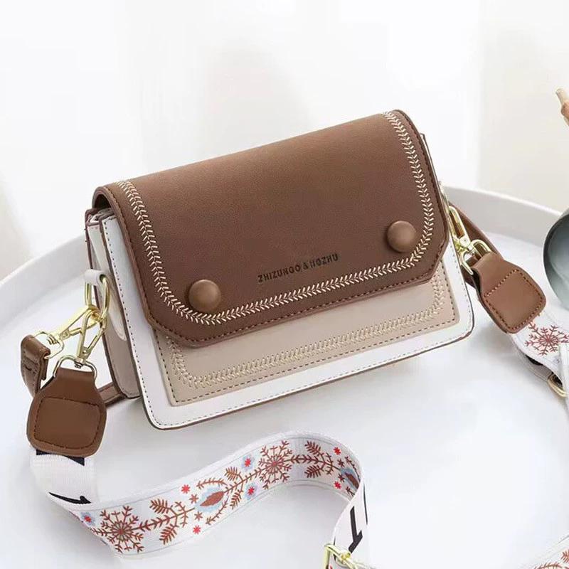 Women's Trendy Small Square Crossbody Bag Lightweight Casual Chic Dual Strap Shoulder Bags