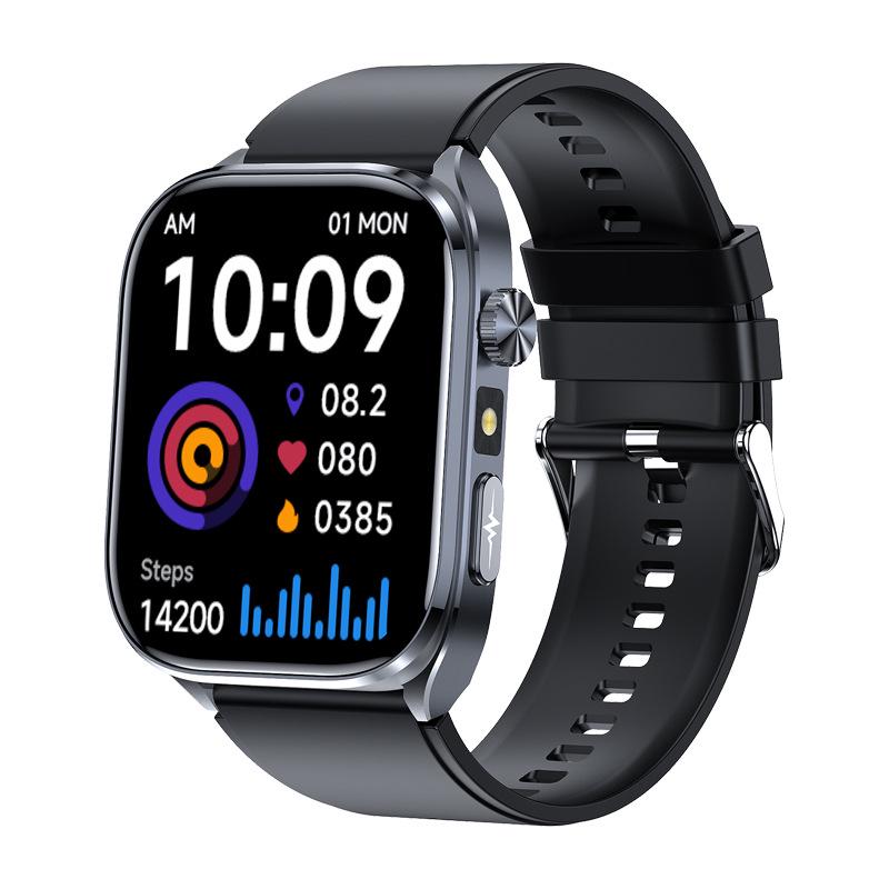 Умные часы ET572: Звонки по Bluetooth, Водонепроницаемость, Пульс, Артериальное давление, Кислород в крови, Мониторинг ЭКГ.