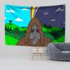 The Big Lez Show Meme Sassy Sasquatch Flag Tapestry Wall Hanging Aesthetic Dorm Party Backdrop Decorative Banner