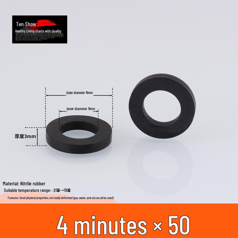 1-Inch Silicone Rubber Washer for Water Pipes and Meters