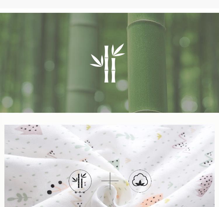 Sac de dormit convertibil pentru bebeluși din muselină de bumbac bambus cu picioare separabile - Primăvară/Vară