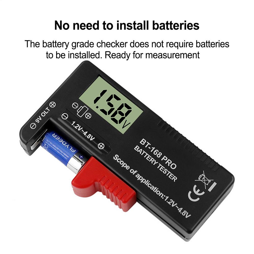 Digital Battery Analyzer 1.2V Automotive Load Tester Digital Battery Tester Capacity Battery Checker Voltage Alternator Battery