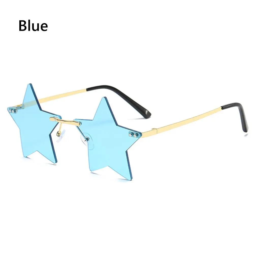 Christmas Decoration Eyeglasses for Women & Men Party Glasses Rimless Sunglasses Sun Glasses Star Shape