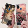 For Samsung A21s Case Cover Clear Fashion Luxury Cute Painted Back Cover For Samsung Galaxy A21s Phone Case A217F A217M A217N