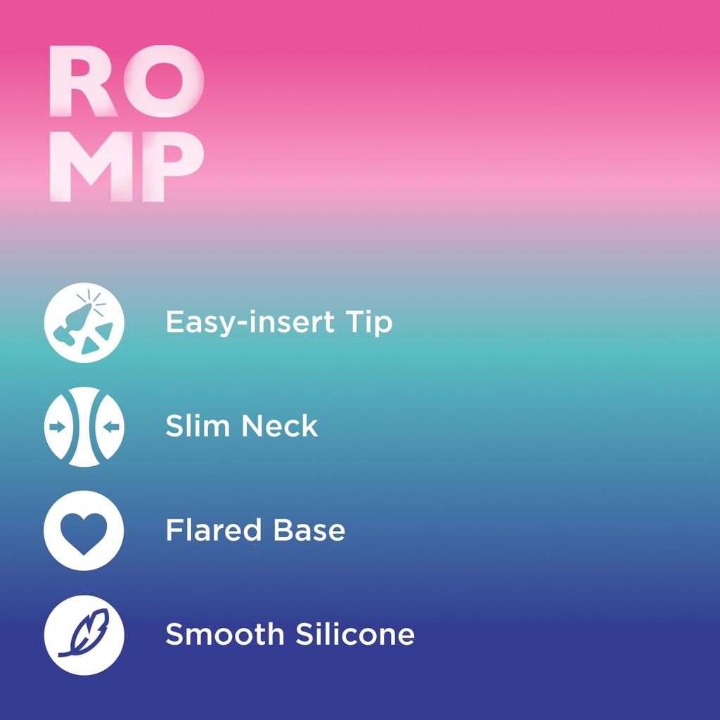 ROMP Luster Anal Plug Set silicone anal plug set Anal toys for beginners Anal play starter kit 3-piece