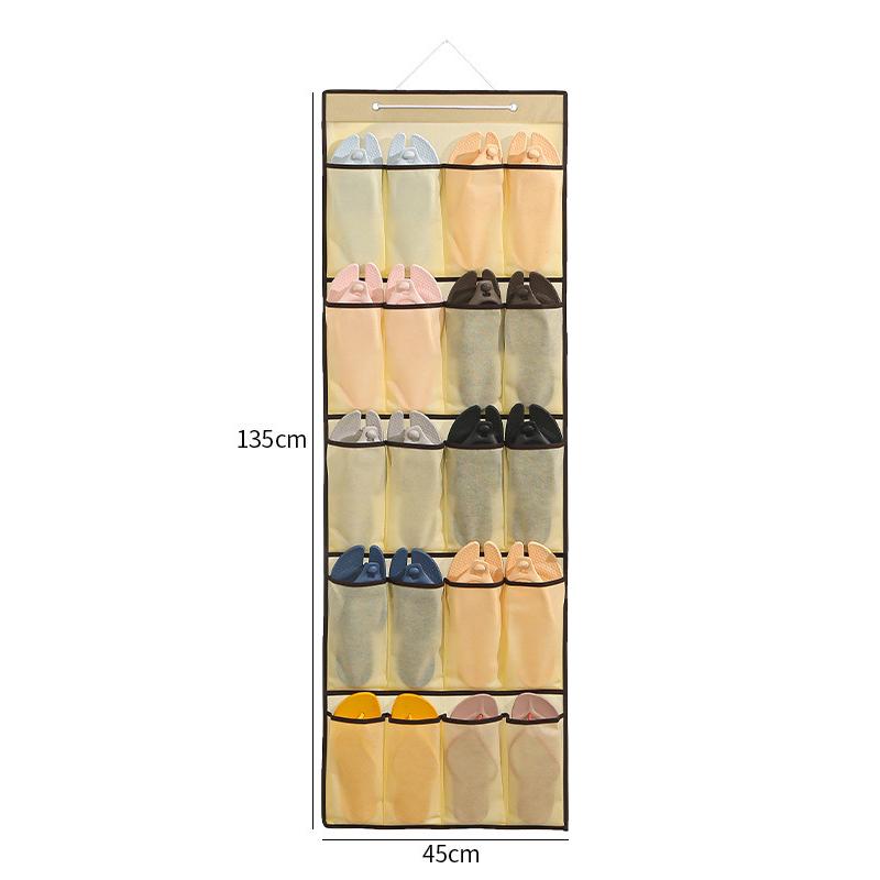 Mehrschichtige Hängetasche für Schuhe, diverse Aufbewahrungstaschen, Wandmontage, Vlies-Hängetasche, Schuh-Clutter-Organizer, verdickte, staubdichte Tasche