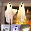 Glowing Ghost Lantern Pendant for Spooky Halloween Outdoor Decoration