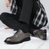 Business Formal High Quality Leather Flats Shoes Men Casual Low Top Solid Wedding Shoe Fashion Oxford Shoes Pointed Office Shoes