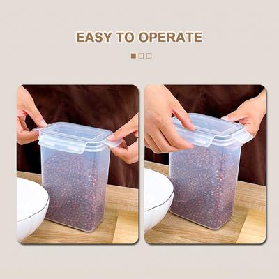 7PCS Lebensmittel Lagerung Container küche Lagerung Container BPA FREI PP Speisekammer Organisation mit Deckel
