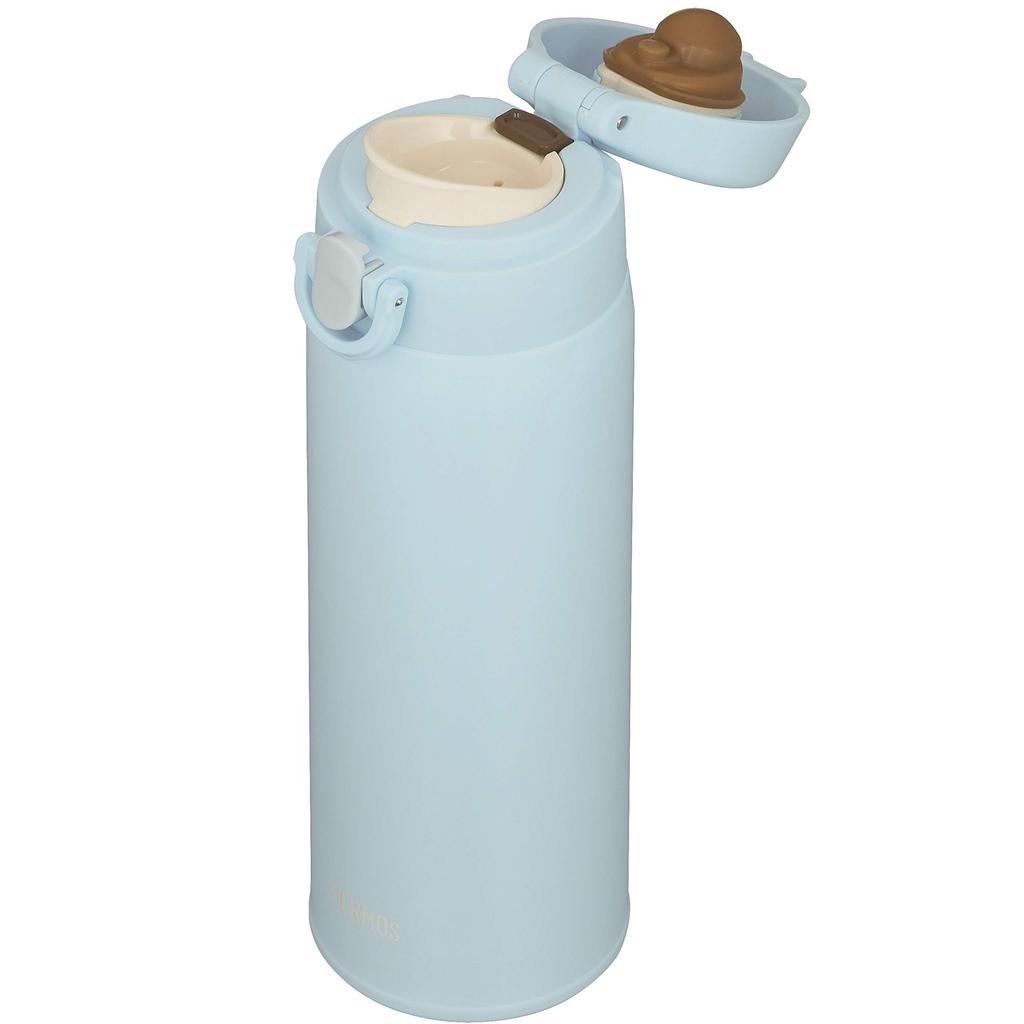 Thermos Water Vacuum Insulated Mobile Dusty Removable Spout for Easy Ultra Light and Compact Stainless Steel Heat and Cold DTB Bottle, Mug, 500ml,
