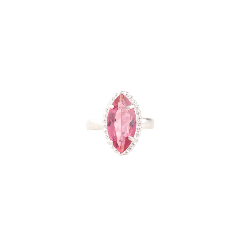 Pink Tourmaline Gemstone 925 Sterling Silver Jewelry Handmade Ring Gift For Mom RR-64-8