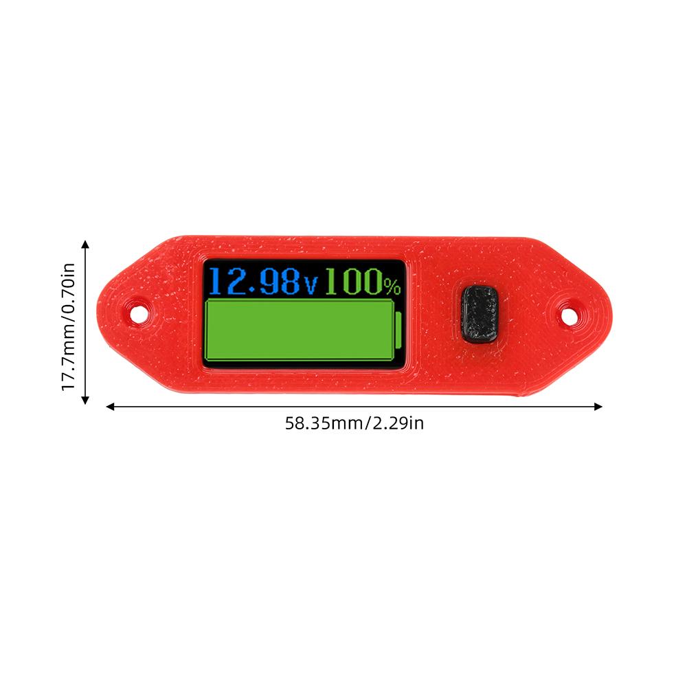 DC 4-55V Battery Indicator Voltage Capacity Percentage Meter Compatible with NCM LFP Lead Acid Battery for EV Power Storage
