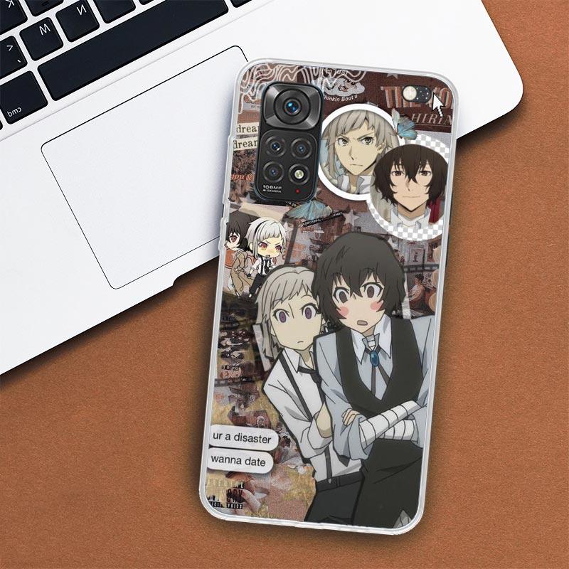 Bungo Stray Dogs Nakajima Atsushi Phone Case For Xiaomi Redmi Note 14 13 12 12S 11 Pro Plus 11S 10 10S 11T 11E Soft Transparent