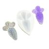 Clear Silicone Carrot Shaped Mold Jewelry Accessory Crafting Kit With Easy Release Design Jewelry Crafting Tool