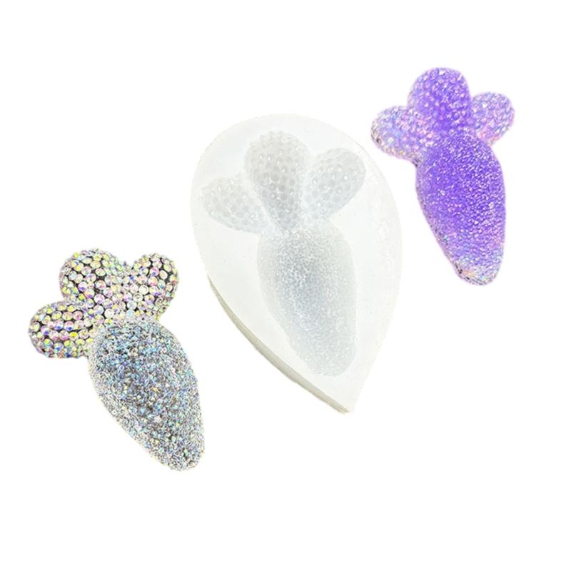 

Clear Silicone Carrot Shaped Mold Jewelry Accessory Crafting Kit With Easy Release Design Jewelry Crafting Tool 1