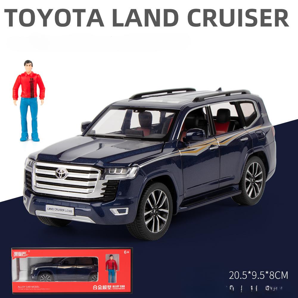 

Новый 1:24 Toyota LAND CRUISER LC300 Prado SUV Модель автомобиля из литого металла Игрушечные внедорожники Модель автомобиля Моделирование Детский подарок синий