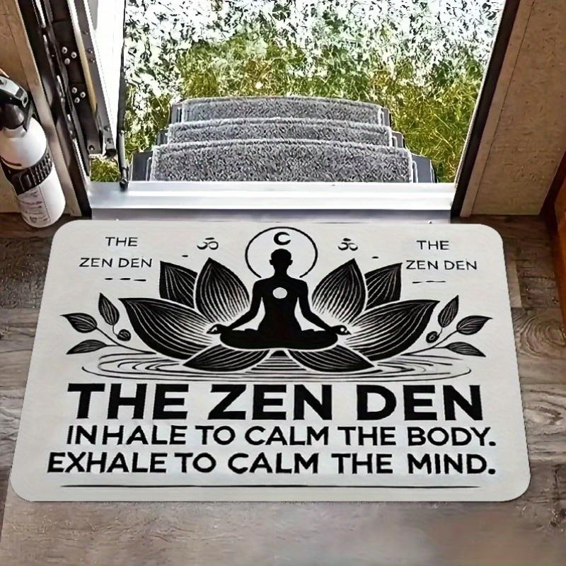 

Chakra Zen Doormat | Non-Slip, Washable, Waterproof Rug | Kitchen, Laundry, Halloween Decor 40x60cm