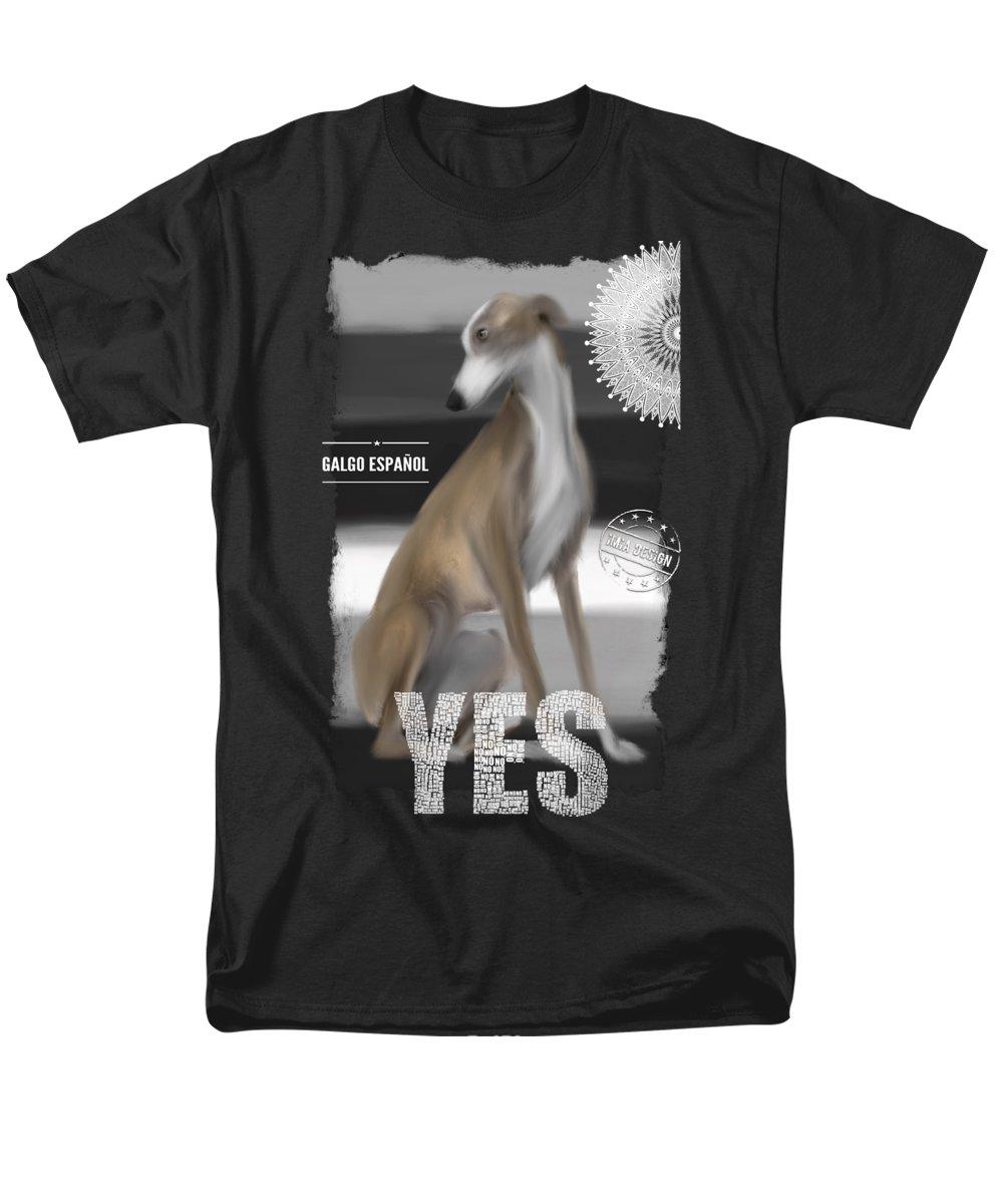 

Мужские футболки премиум-класса из хлопка galgo espanol без принта, забавная футболка из чесаного хлопка в стиле Харадзюку