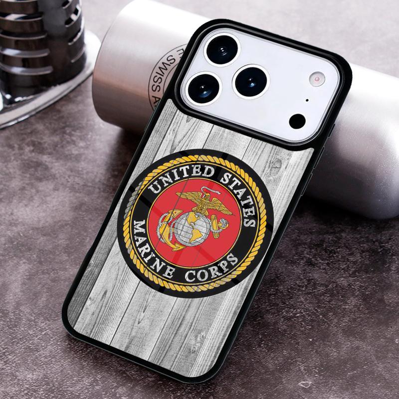 Veteran Marine Corps Phone Case For iPhone 17,16e,15,14,13,12,11,Mini,Pro,MAX soft Silicone Cover