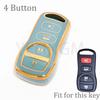 For Infiniti Fx 35 Qx56 Ja60 For Nissan Tiida Xtrail T30 Altima Sentra Frontier Accessories Tpu Remote Car Key Cover Case