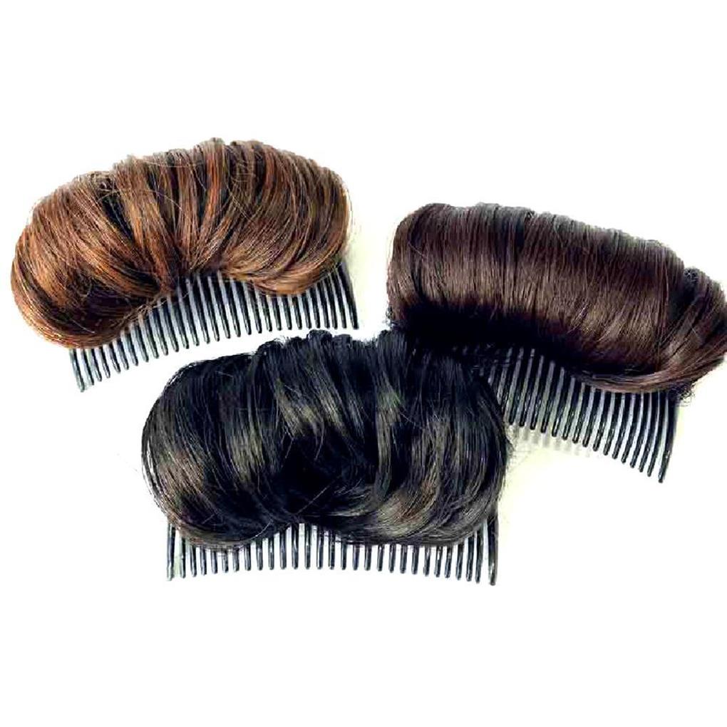 Hair Pad Fashion Decor Accessory Realistic Girl Headdress Prop Extension Accessories Invisible Women Wig Cushion Ornament