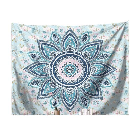 Böhmische Wandteppich, Wandbehang Teppich, Indischer Kreis Muster Teppich für Studentenwohnheim Schlafzimmer Wohnzimmer Wandkunst Fotografie Hintergrund
