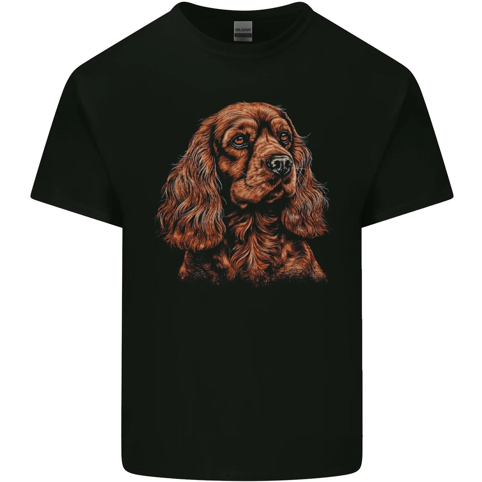 A Cute Cocker Spaniel Dog Kids T-Shirt Childrens M