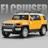 1/24 TOYOTA FJ Cruiser Alloy Car Model Diecast & Toy Metal Off-road Vehicles Car Model Simulation Sound and Light Childrens Gift